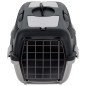 vidaXL Transportbox für Haustiere Grau und Schwarz 55x36x35 cm PP vidaXL Transportbox für Haustiere Grau und Schwarz 55x36x35 cm PP