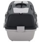 vidaXL Transportbox für Haustiere Grau und Schwarz 55x36x35 cm PP vidaXL Transportbox für Haustiere Grau und Schwarz 55x36x35 cm PP