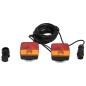 vidaXL Anhängerleuchten 2 Stk. Rot 10,5x7,5x10 cm 12V Klassisch vidaXL Anhängerleuchten 2 Stk. Rot 10,5x7,5x10 cm 12V Klassisch