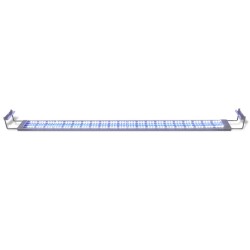 vidaXL Aquarium-Beleuchtung LED 120-130 cm Aluminium IP67