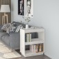 vidaXL Bücherregal Weiß 60x35x71 cm Massivholz Kiefer vidaXL Bücherregal Weiß 60x35x71 cm Massivholz Kiefer