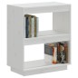 vidaXL Bücherregal Weiß 60x35x71 cm Massivholz Kiefer vidaXL Bücherregal Weiß 60x35x71 cm Massivholz Kiefer