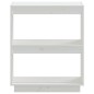 vidaXL Bücherregal Weiß 60x35x71 cm Massivholz Kiefer vidaXL Bücherregal Weiß 60x35x71 cm Massivholz Kiefer
