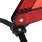 vidaXL Verkehrswarndreiecke 4 Stk. Rot 56,5x36,5x44,5cm vidaXL Verkehrswarndreiecke 4 Stk. Rot 56,5x36,5x44,5cm