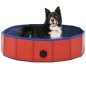 vidaXL Hundepool Faltbar Rot 80×20 cm PVC vidaXL Hundepool Faltbar Rot 80×20 cm PVC