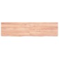 Waschtischplatte Hellbraun 160x40x6 cm Massivholz Behandelt Waschtischplatte Hellbraun 160x40x6 cm Massivholz Behandelt