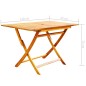 vidaXL 7-tlg. Garten-Essgruppe Klappbar Massivholz Akazie vidaXL 7-tlg. Garten-Essgruppe Klappbar Massivholz Akazie