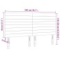 vidaXL LED Kopfteil Dunkelgrün 200x5x118/128 cm Samt vidaXL LED Kopfteil Dunkelgrün 200x5x118/128 cm Samt