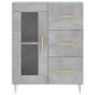 Highboard Betongrau 69,5x34x180 cm Holzwerkstoff Highboard Betongrau 69,5x34x180 cm Holzwerkstoff