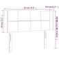 vidaXL LED Kopfteil Dunkelgrün 93x16x78/88 cm Samt vidaXL LED Kopfteil Dunkelgrün 93x16x78/88 cm Samt