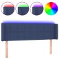 vidaXL LED Kopfteil Blau 147x16x78/88 cm Stoff vidaXL LED Kopfteil Blau 147x16x78/88 cm Stoff