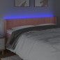 vidaXL LED Kopfteil Rosa 203x16x78/88 cm Samt vidaXL LED Kopfteil Rosa 203x16x78/88 cm Samt