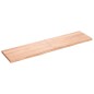 Waschtischplatte Hellbraun 160x40x4 cm Massivholz Behandelt Waschtischplatte Hellbraun 160x40x4 cm Massivholz Behandelt
