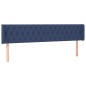 vidaXL LED Kopfteil Blau 183x16x78/88 cm Stoff vidaXL LED Kopfteil Blau 183x16x78/88 cm Stoff
