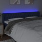 vidaXL LED Kopfteil Blau 183x16x78/88 cm Stoff vidaXL LED Kopfteil Blau 183x16x78/88 cm Stoff