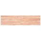 Waschtischplatte Hellbraun 160x40x4 cm Massivholz Behandelt Waschtischplatte Hellbraun 160x40x4 cm Massivholz Behandelt