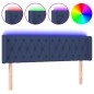vidaXL LED Kopfteil Blau 163x16x78/88 cm Stoff vidaXL LED Kopfteil Blau 163x16x78/88 cm Stoff