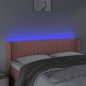 vidaXL LED Kopfteil Rosa 147x16x78/88 cm Samt vidaXL LED Kopfteil Rosa 147x16x78/88 cm Samt