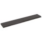 Waschtischplatte Dunkelgrau 180x30x6 cm Massivholz Behandelt Waschtischplatte Dunkelgrau 180x30x6 cm Massivholz Behandelt