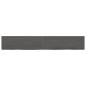 Waschtischplatte Dunkelgrau 180x30x6 cm Massivholz Behandelt Waschtischplatte Dunkelgrau 180x30x6 cm Massivholz Behandelt