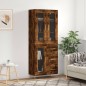 vidaXL Highboard Räuchereiche 69,5x34x180 cm Holzwerkstoff vidaXL Highboard Räuchereiche 69,5x34x180 cm Holzwerkstoff