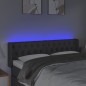 vidaXL LED Kopfteil Dunkelgrau 147x16x78/88 cm Stoff vidaXL LED Kopfteil Dunkelgrau 147x16x78/88 cm Stoff