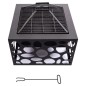 RedFire Feuerstelle mit Grill Mikor Schwarz RedFire Feuerstelle mit Grill Mikor Schwarz