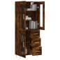 vidaXL Highboard Räuchereiche 69,5x34x180 cm Holzwerkstoff vidaXL Highboard Räuchereiche 69,5x34x180 cm Holzwerkstoff