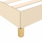 vidaXL Bettgestell mit Kopfteil Creme 120x200 cm Stoff vidaXL Bettgestell mit Kopfteil Creme 120x200 cm Stoff