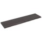 Waschtischplatte Dunkelgrau 200x50x6 cm Massivholz Behandelt Waschtischplatte Dunkelgrau 200x50x6 cm Massivholz Behandelt
