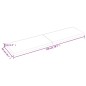 Waschtischplatte Dunkelgrau 200x50x6 cm Massivholz Behandelt Waschtischplatte Dunkelgrau 200x50x6 cm Massivholz Behandelt