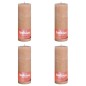 Bolsius Rustikale Stumpenkerzen Shine 4 Stk. 190x68 mm Nebelrosa Bolsius Rustikale Stumpenkerzen Shine 4 Stk. 190x68 mm Nebelrosa
