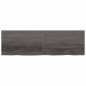 Waschtischplatte Dunkelgrau 200x60x6 cm Massivholz Behandelt Waschtischplatte Dunkelgrau 200x60x6 cm Massivholz Behandelt