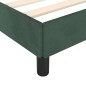 vidaXL Bettgestell mit Kopfteil Dunkelgrün 180x200 cm Samt vidaXL Bettgestell mit Kopfteil Dunkelgrün 180x200 cm Samt