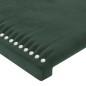 vidaXL Bettgestell mit Kopfteil Dunkelgrün 180x200 cm Samt vidaXL Bettgestell mit Kopfteil Dunkelgrün 180x200 cm Samt