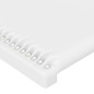 vidaXL Bettgestell mit Kopfteil Weiß 200x200 cm Kunstleder vidaXL Bettgestell mit Kopfteil Weiß 200x200 cm Kunstleder