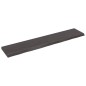 Waschtischplatte Dunkelgrau 200x40x6 cm Massivholz Behandelt