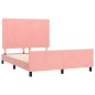 vidaXL Bettgestell mit Kopfteil Rosa 140x200 cm Samt vidaXL Bettgestell mit Kopfteil Rosa 140x200 cm Samt