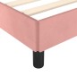 vidaXL Bettgestell mit Kopfteil Rosa 140x200 cm Samt vidaXL Bettgestell mit Kopfteil Rosa 140x200 cm Samt