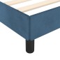vidaXL Bettgestell mit Kopfteil Dunkelblau 90x190 cm Samt vidaXL Bettgestell mit Kopfteil Dunkelblau 90x190 cm Samt