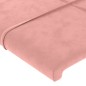 vidaXL Bettgestell mit Kopfteil Rosa 90x190 cm Samt vidaXL Bettgestell mit Kopfteil Rosa 90x190 cm Samt