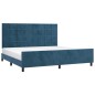 vidaXL Bettgestell mit Kopfteil Dunkelblau 200x200 cm Samt vidaXL Bettgestell mit Kopfteil Dunkelblau 200x200 cm Samt