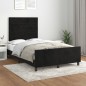 vidaXL Bettgestell mit Kopfteil Schwarz 120x200 cm Samt vidaXL Bettgestell mit Kopfteil Schwarz 120x200 cm Samt
