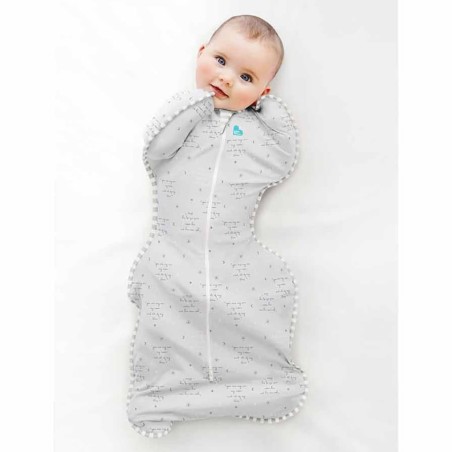 Love to Dream Baby-Schlafsack Swaddle Up Lite Stufe 1 M Textgrau