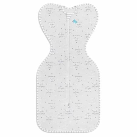 Love to Dream Baby-Schlafsack Swaddle Up Lite Stufe 1 M Textgrau