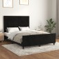 vidaXL Bettgestell mit Kopfteil Schwarz 140x200 cm Samt vidaXL Bettgestell mit Kopfteil Schwarz 140x200 cm Samt