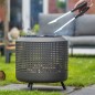 RedFire Feuerkorb mit Grill Midland Schwarz RedFire Feuerkorb mit Grill Midland Schwarz