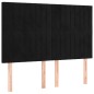 vidaXL Bettgestell mit Kopfteil Schwarz 140x200 cm Samt vidaXL Bettgestell mit Kopfteil Schwarz 140x200 cm Samt