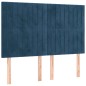 vidaXL Bettgestell mit Kopfteil Dunkelblau 140x200 cm Samt vidaXL Bettgestell mit Kopfteil Dunkelblau 140x200 cm Samt