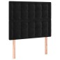 vidaXL Bettgestell mit Kopfteil Schwarz 80x200 cm Samt vidaXL Bettgestell mit Kopfteil Schwarz 80x200 cm Samt